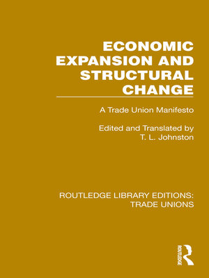 cover image of Economic Expansion and Structural Change